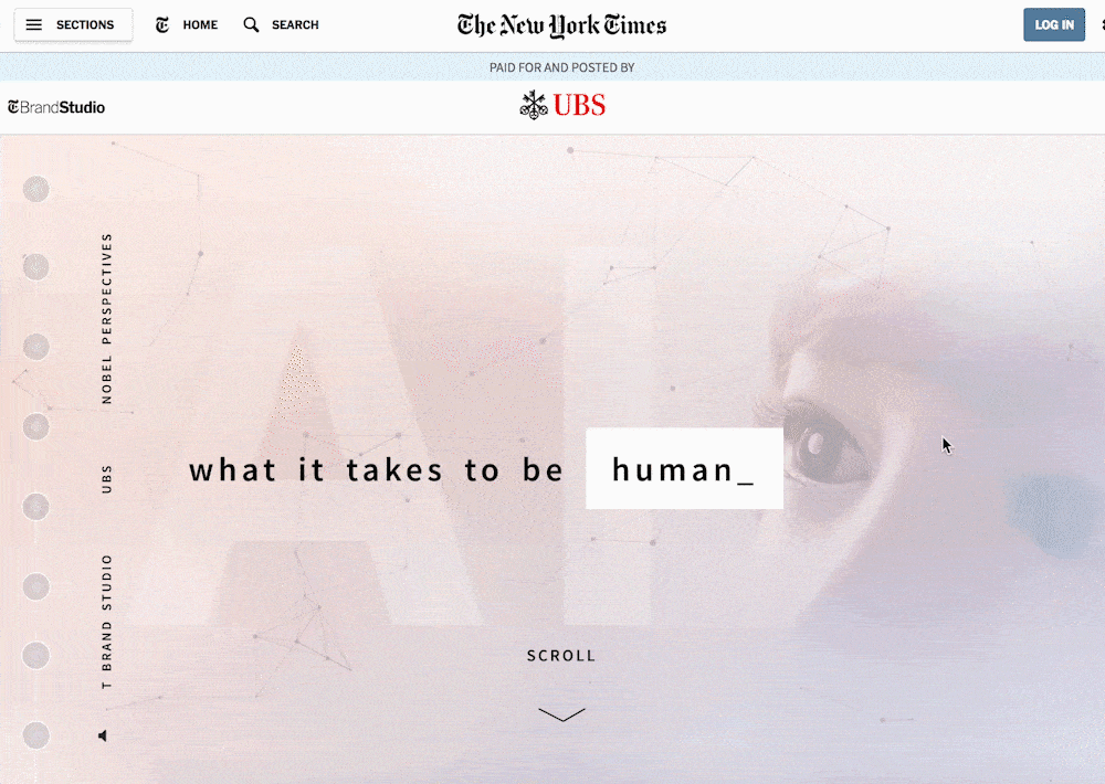 The New York Times website