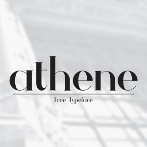 Athene Free Fonts for Commercial Use