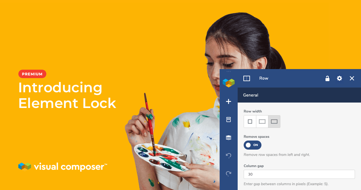 Visual Composer Element Lock