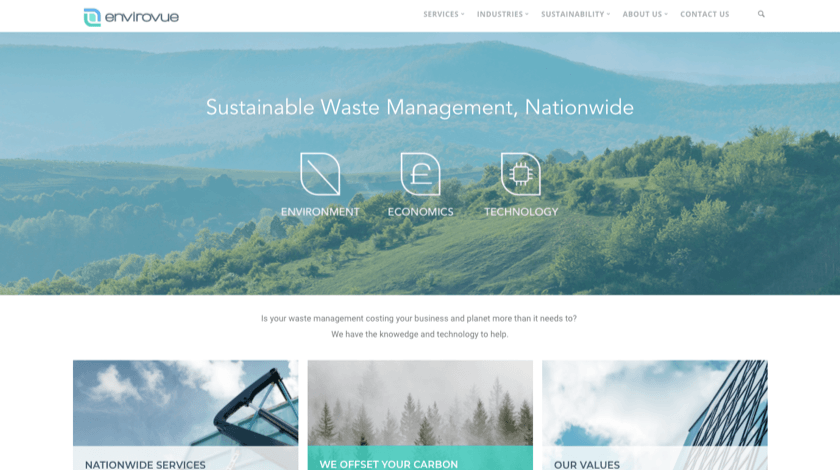 Envirovue website