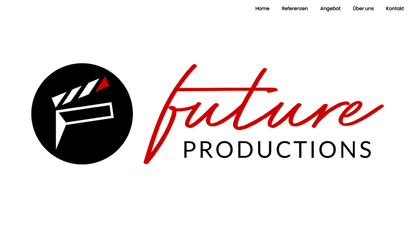 Future Productions website example