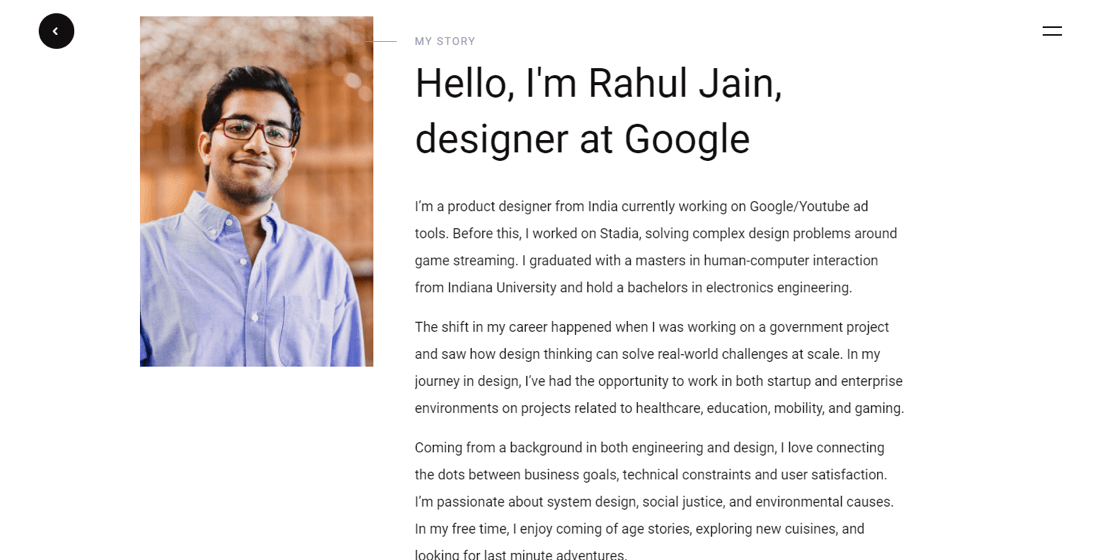 Rahul Jain designer at Google