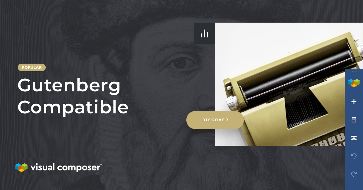 Visual Composer is fully compatible with the Gutenberg editor