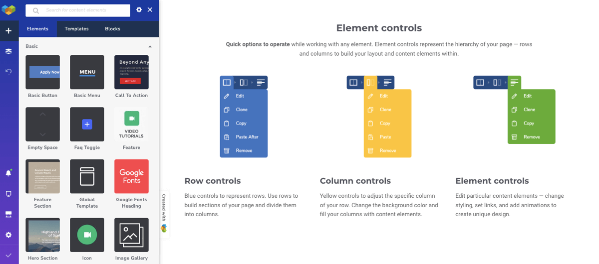 Visual Composer Website Builder tutorial template 