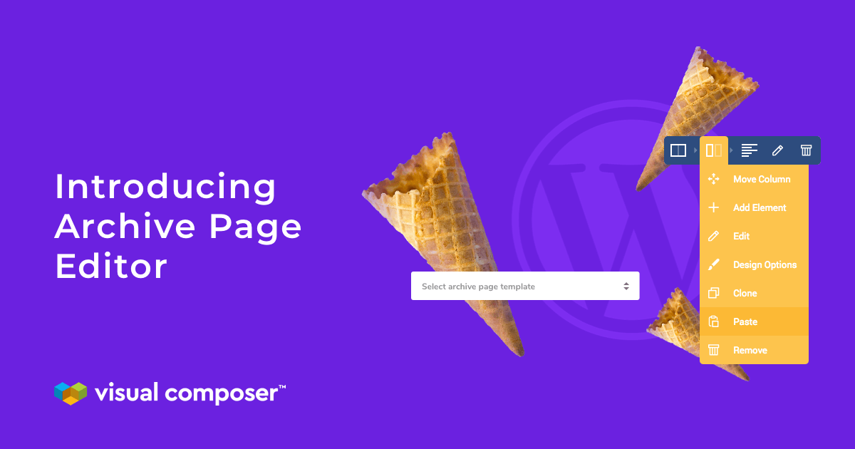 WordPress Archive Page Editor